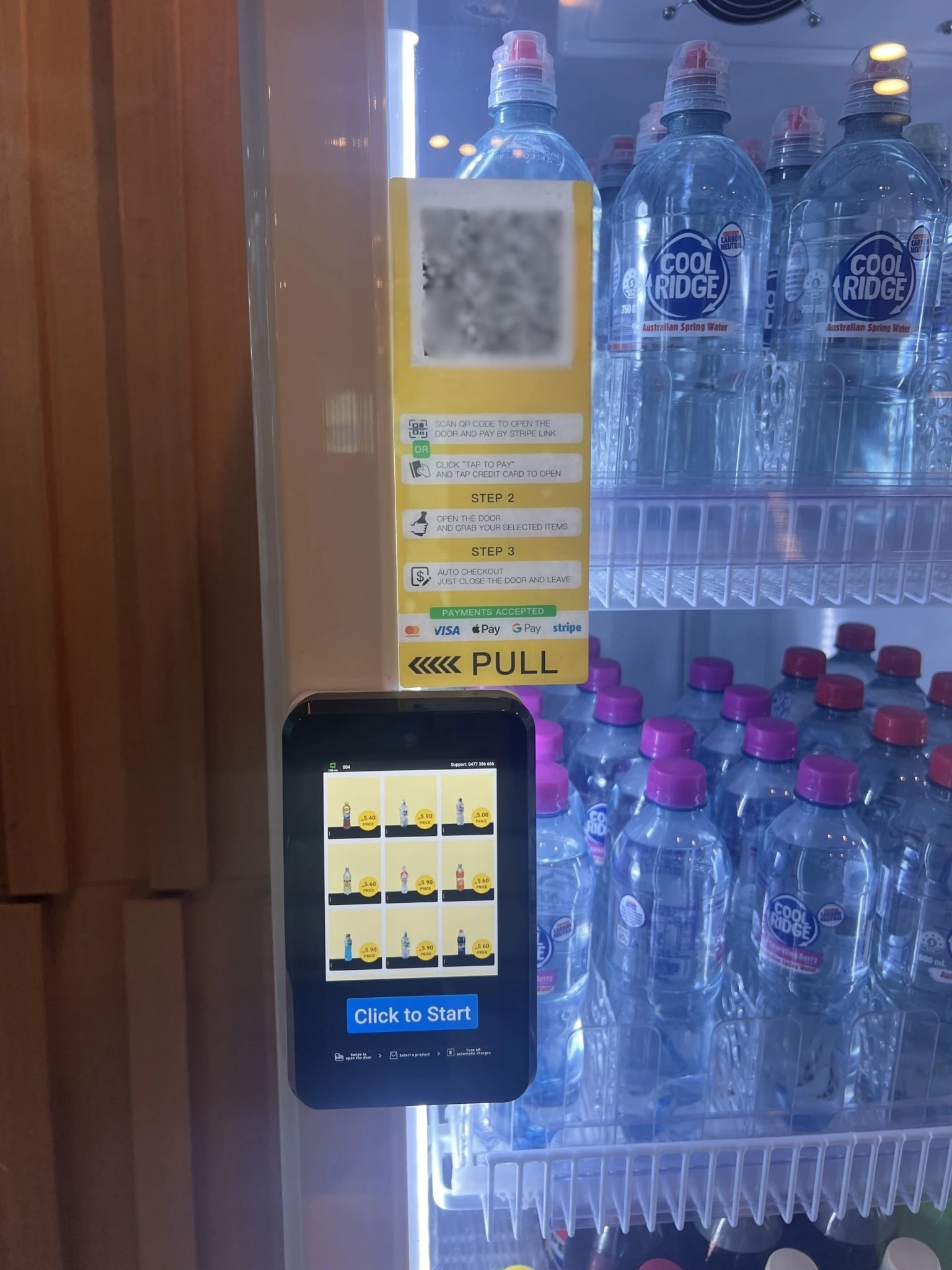 Single Door Vending Machine Features